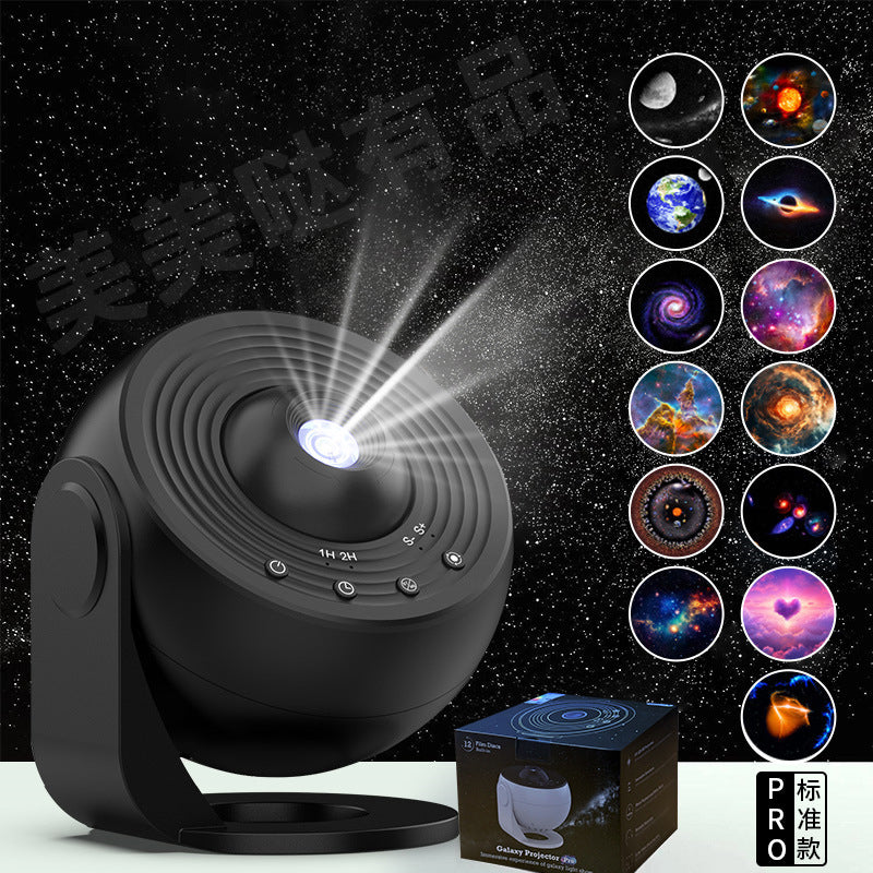Galaxy Starry Sky Projector Night Light With 360 Degree Rotation