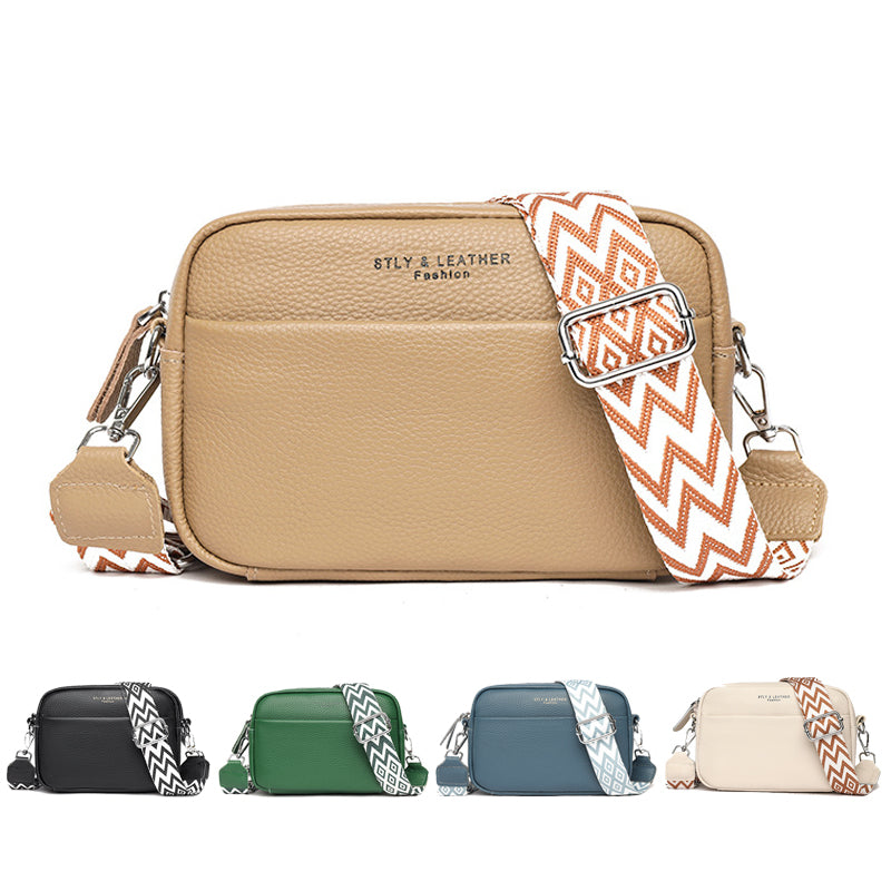 Women's Rhombus Embroidered Small Square Crossbody Bag