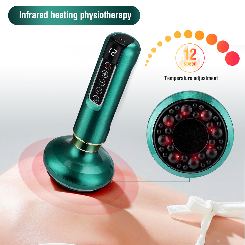 Electric Vacuum Cupping Massager with Gua Sha Suction for the Body