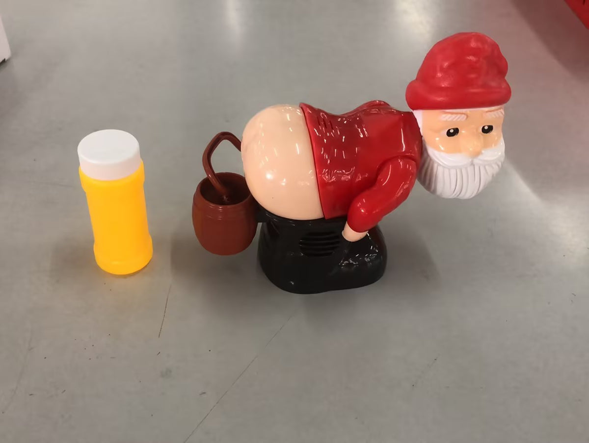 Electric Santa Claus Bubble Machine with Music and Lights