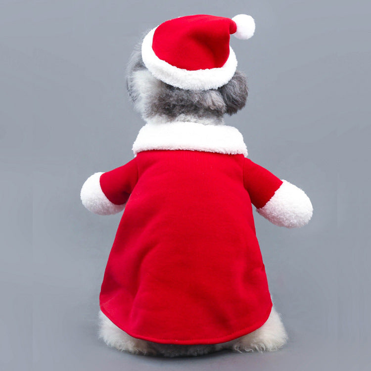 Pet Christmas Standing Costume for Dogs and Cats