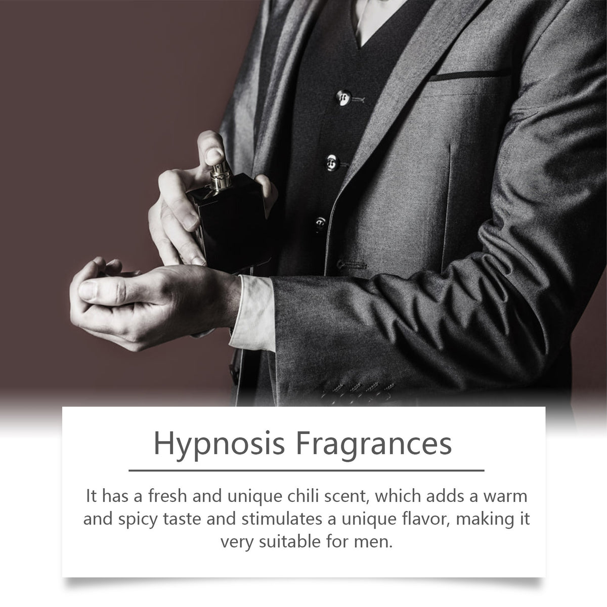 Men's Fruity Fragrance Perfume, 50ml Spray for All Skin Types