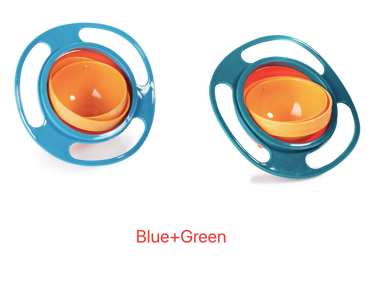 360 Rotating Spill-Proof Kids Bowl That Is Dishwasher Safe