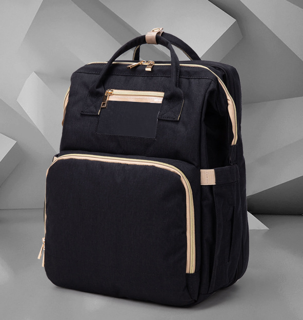 Folding Travel Bed Backpack for Mums with USB Charging