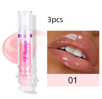 Glossy Tube Lip Gloss, Rich Colour Mirror Finish Liquid
