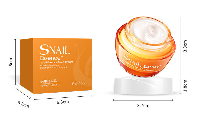 Snail Essence Facial Moisturising Cream, Daily Skin Care Lotion