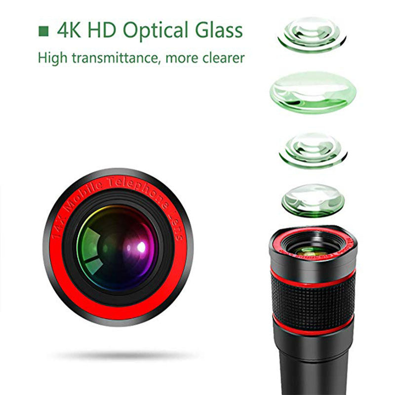 Phone Telescope Lens with 20x Magnification for Travel and Nature