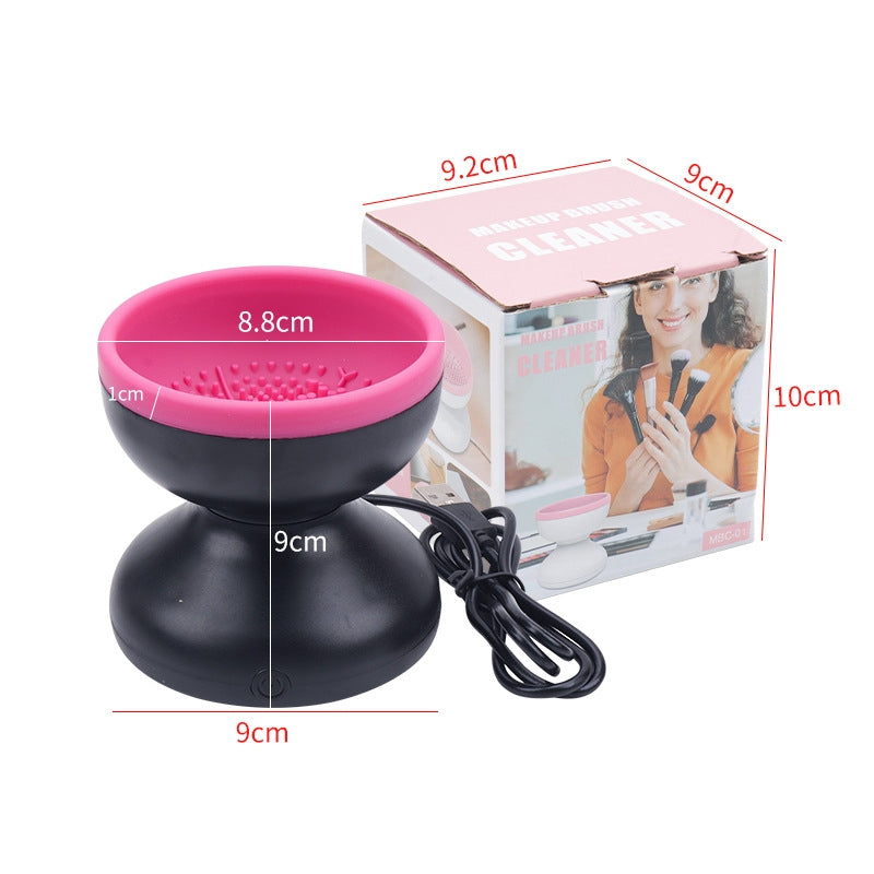 Electric Makeup Brush Cleaner With Silicone Bowl And USB