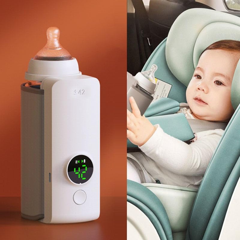 Portable Wireless Baby Bottle Warmer Bag, USB Rechargeable