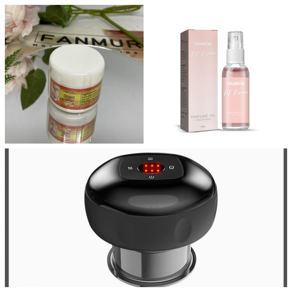 Electric Vacuum Cupping Body Massager With 12 Speeds, USB Charging