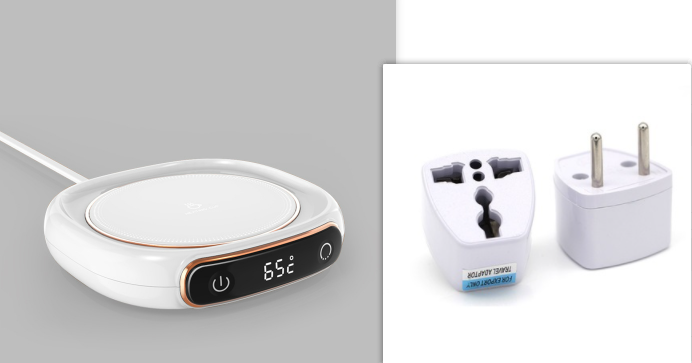 Smart Heated Coffee Mug Warmer Coaster With Auto Shut-Off