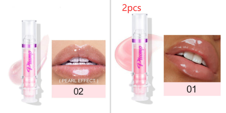 Glossy Tube Lip Gloss, Rich Colour Mirror Finish Liquid