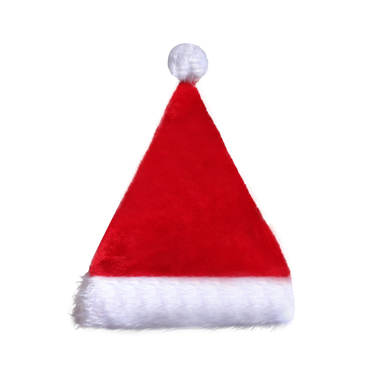 Christmas Hat with LED Lights Plush for Kids and Adults
