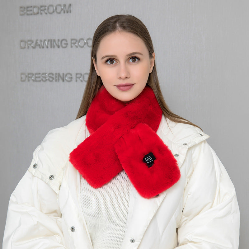 USB Heated Neck Wrap Scarf With 3 Heat Settings