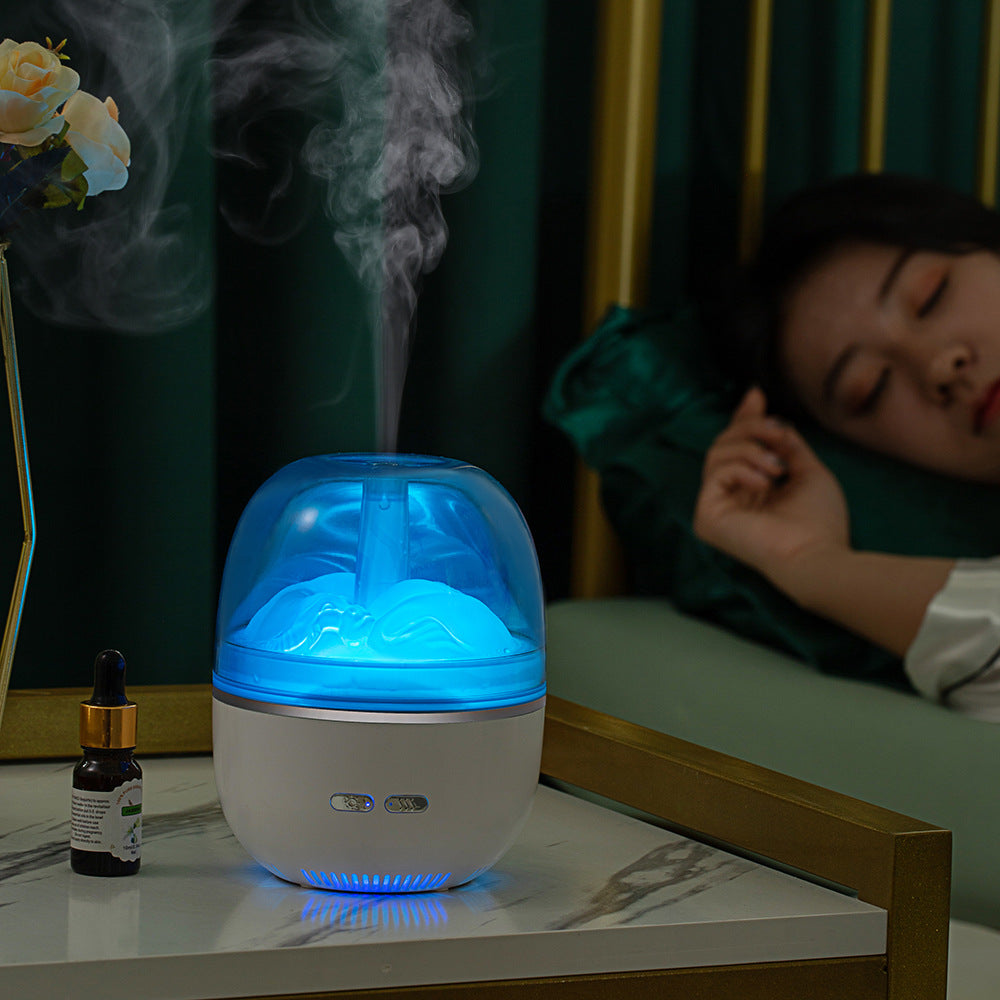 Ultrasonic Aromatherapy Essential Oil Diffuser with Colour Lights