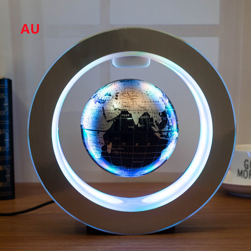 Levitating LED World Map Globe With Magnetic Floating Display