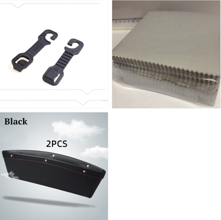 PU Leather Car Seat Gap Organiser Box for Phones, Keys and Cards