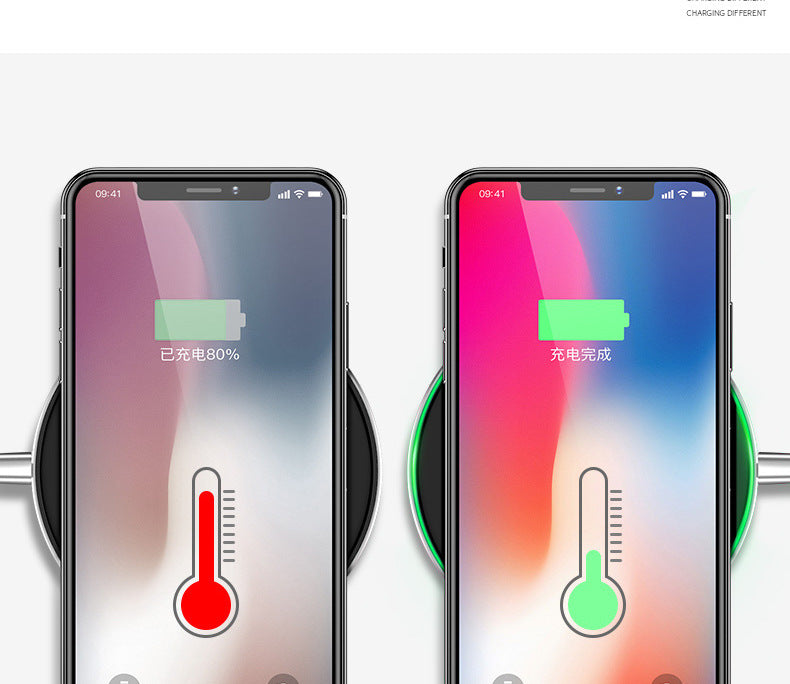 Slim Wireless Charging Pad with Fast Charge and Copper Coil