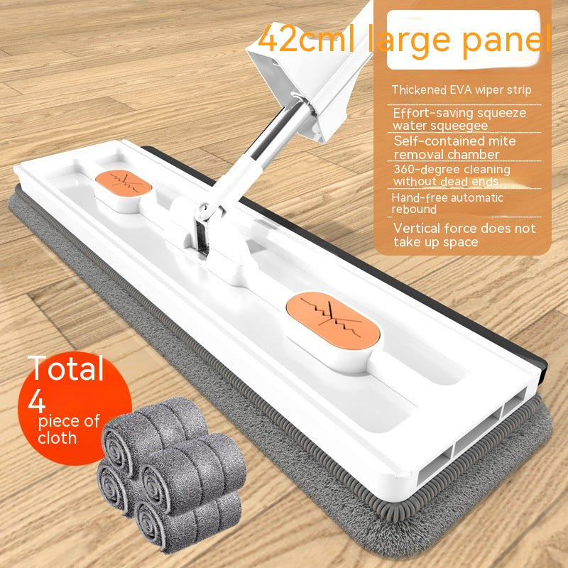 Large Flat Mop with 360 Degree Rotation for All Floor Types