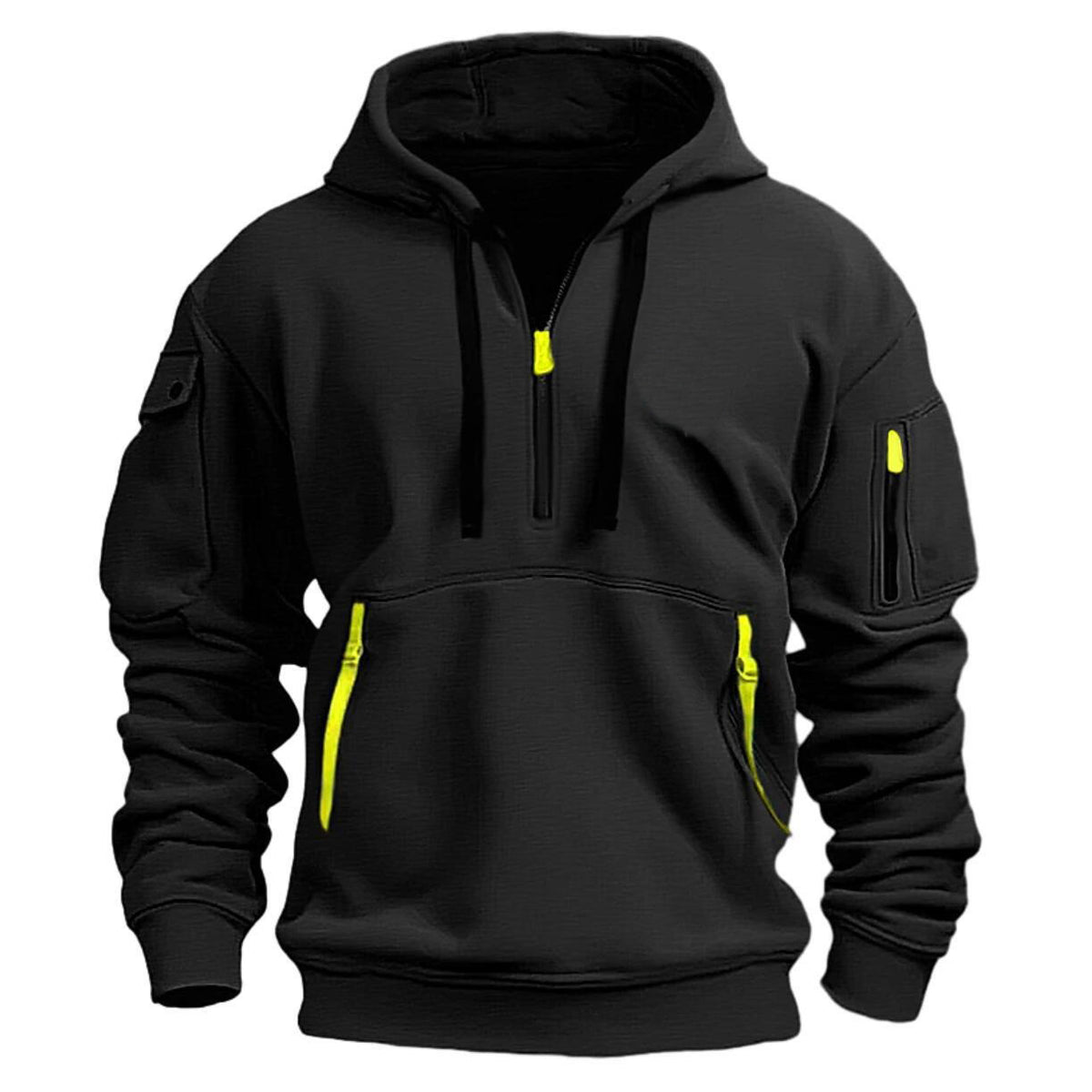 Dropped Shoulder Hooded Sweatshirt, Loose Plus Size Pullover