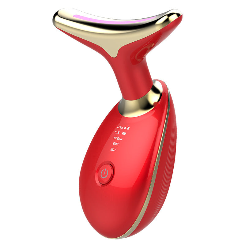 EMS Microcurrent Neck Beauty Device, Warm Massage Tool