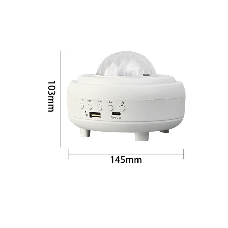 Galaxy Star Projector Bluetooth LED Night Light Rechargeable