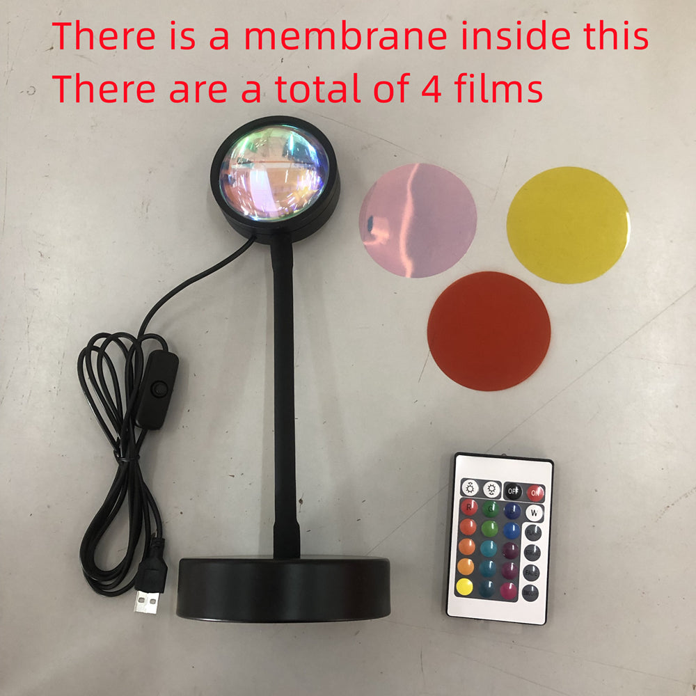 Sunset Projection Lamp Night Light for Wall Decoration, 20 Styles