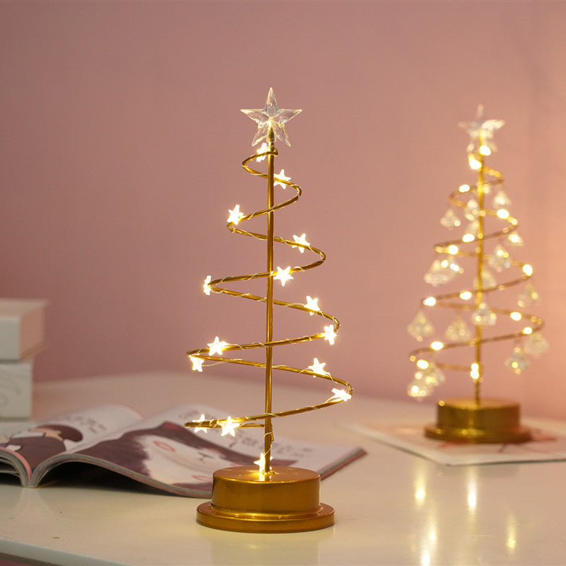 Crystal Christmas Tree LED Fairy Lights for Bedrooms Indoors