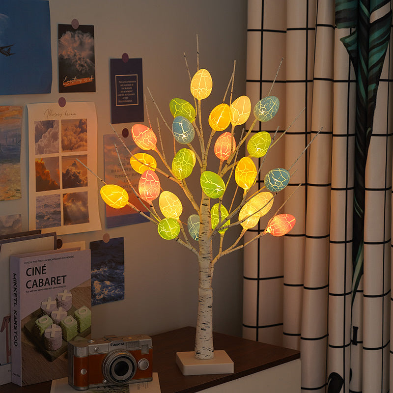 60cm Easter Egg Birch Tree LED Light for Spring Decoration