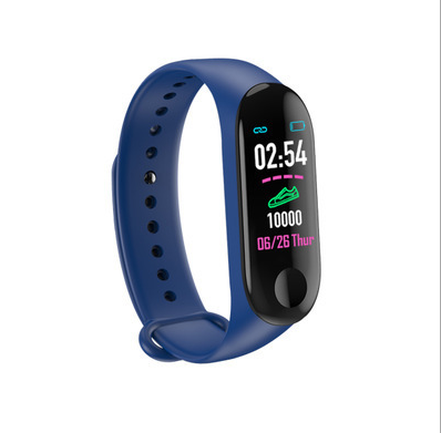 Smart Bracelet with Heart Rate and Blood Pressure Display for Exercise