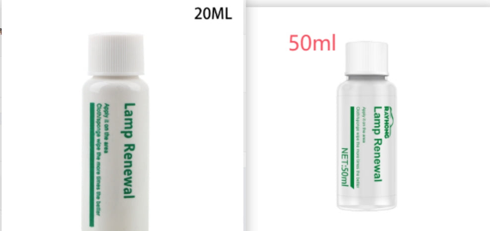 Car Headlight Restoration Liquid for Yellowed and Cloudy Lenses