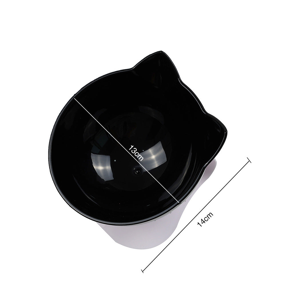 Kitten Raised Pet Bowl With Neck-Friendly Tilted Design