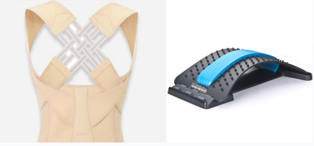 Unisex Chest Lift Posture Brace, Adjustable Back Support Strap