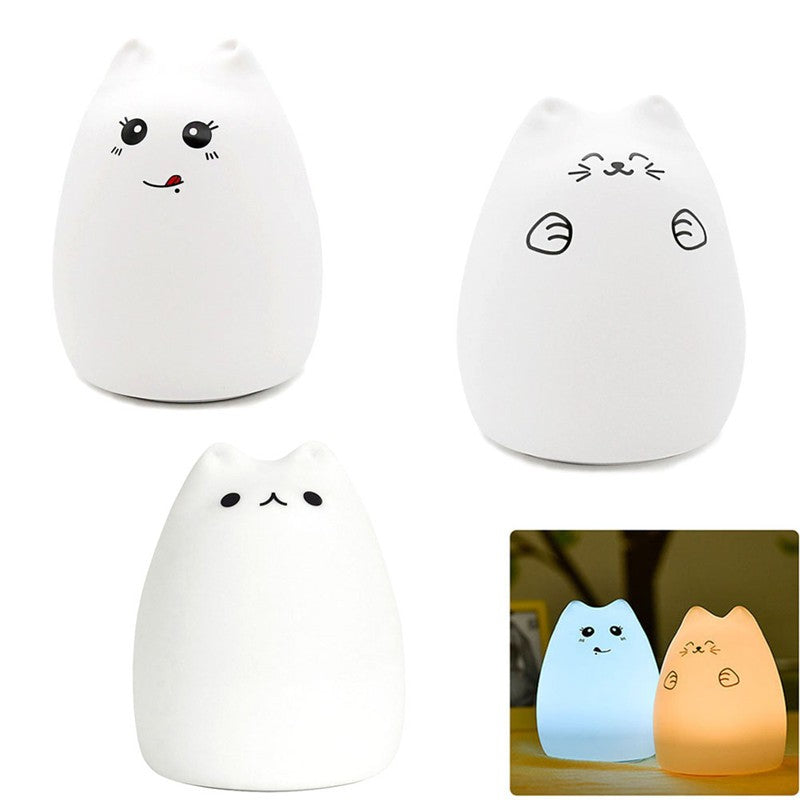 Silicone Touch Sensor LED Night Light for Children and Babies