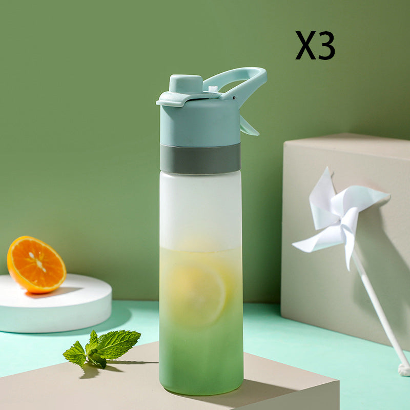 Spray Water Bottle With Handle Strap For Sport And Travel