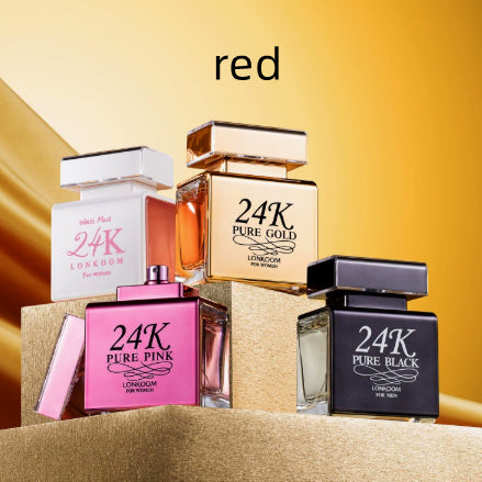 24K Gold Fragrance Perfume In Floral Style With Five Colours