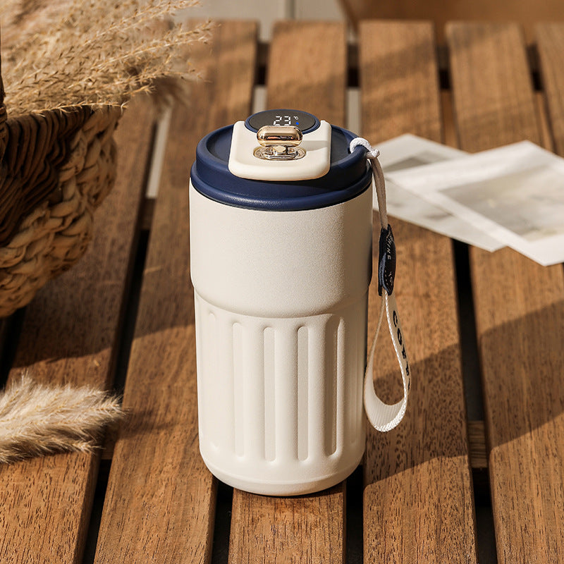 Smart Digital Insulated Bottle With Temperature Display, 450ml