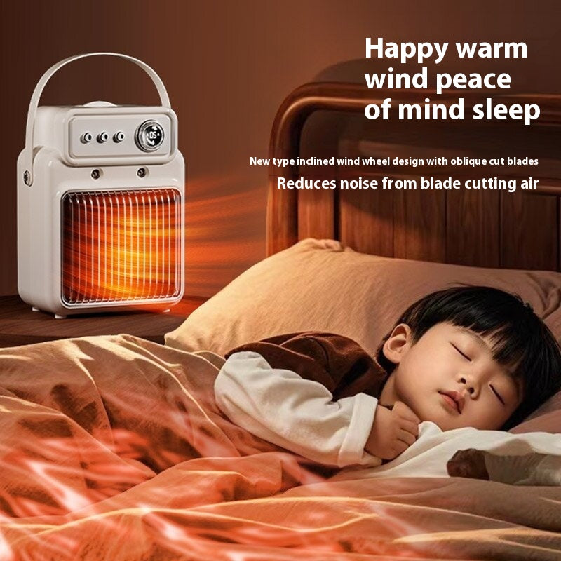1200W 2-in-1 Room Heater With Humidifier, Overheat Protection