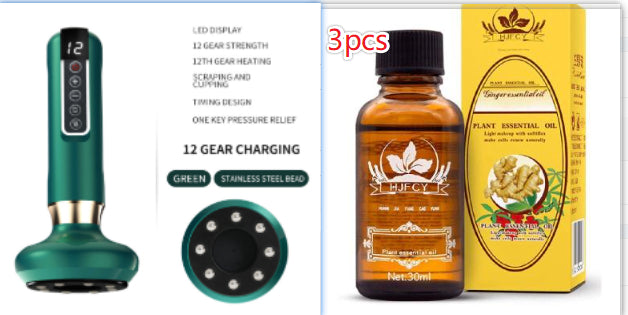 Electric Vacuum Cupping Massager with Gua Sha Suction for the Body