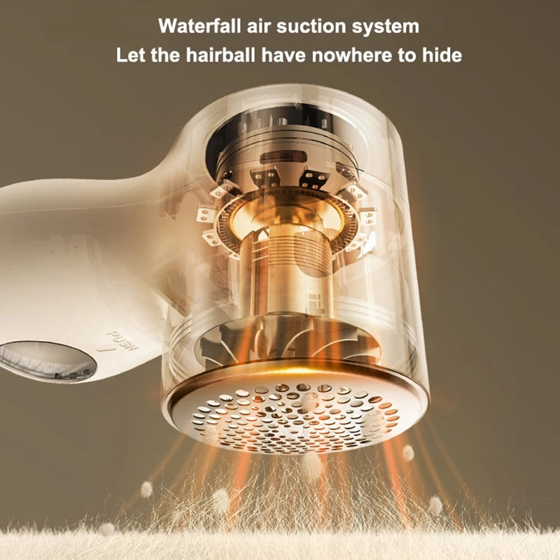 Electric Lint Remover with LED Display and USB Charging