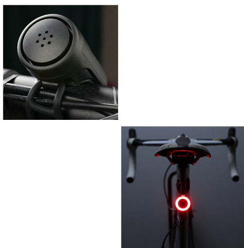 USB Rechargeable Bicycle Tail Light in Nine Creative Designs