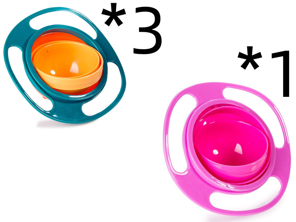 360 Rotating Spill-Proof Kids Bowl That Is Dishwasher Safe