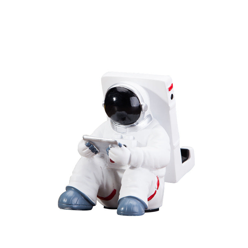 Cute Astronaut Phone Stand for Desk, Simple Spaceman Holder