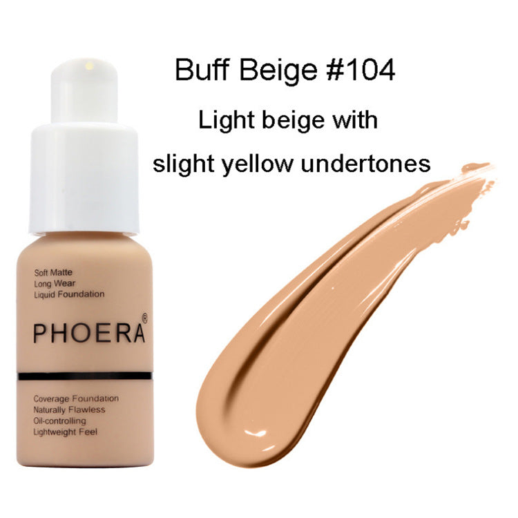 Matte Concealer Foundation Cream for Oil Control and Natural Cover