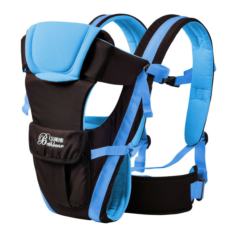 Double Shoulder Baby Carrier With Hip Seat For Parents