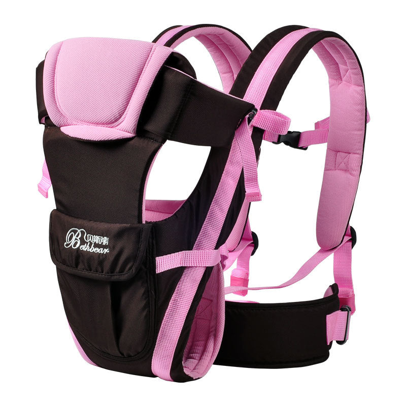Double Shoulder Baby Carrier With Hip Seat For Parents