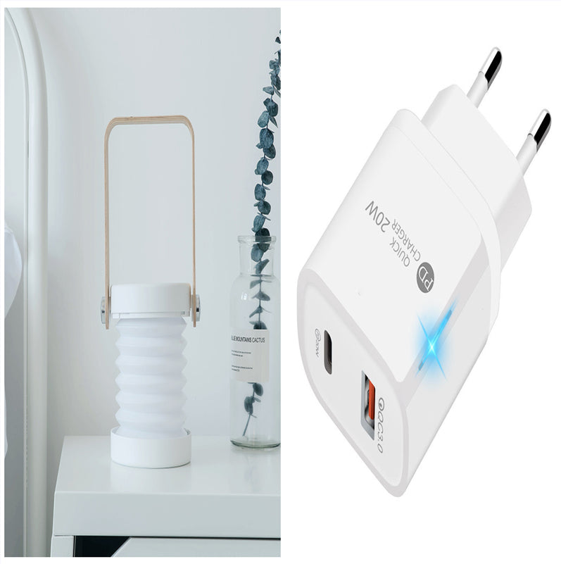 Foldable Touch Dimmable LED Reading Night Light, Rechargeable