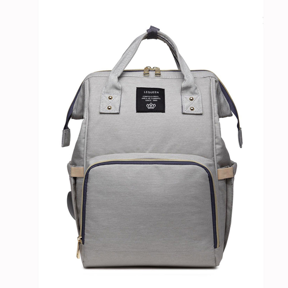Large Capacity Mummy Nappy Bag with Bottle Pockets