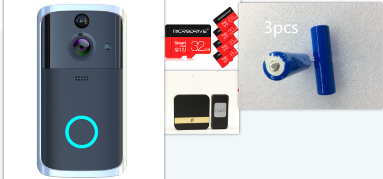 WiFi Video Doorbell Camera with Two-Way Audio and App Alerts