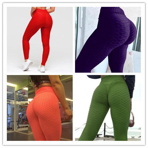 Booty Lifting Scrunch Leggings Without Pockets, High Stretch
